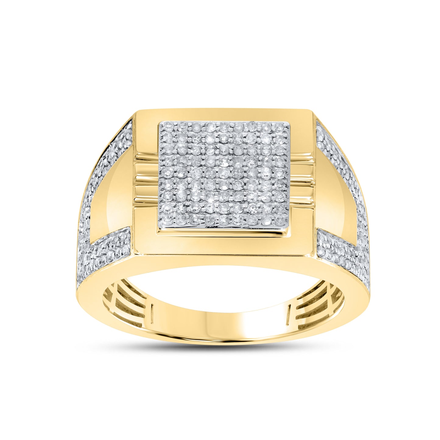 10k Yellow Gold 0.75 ctw Diamond Men’s Ring