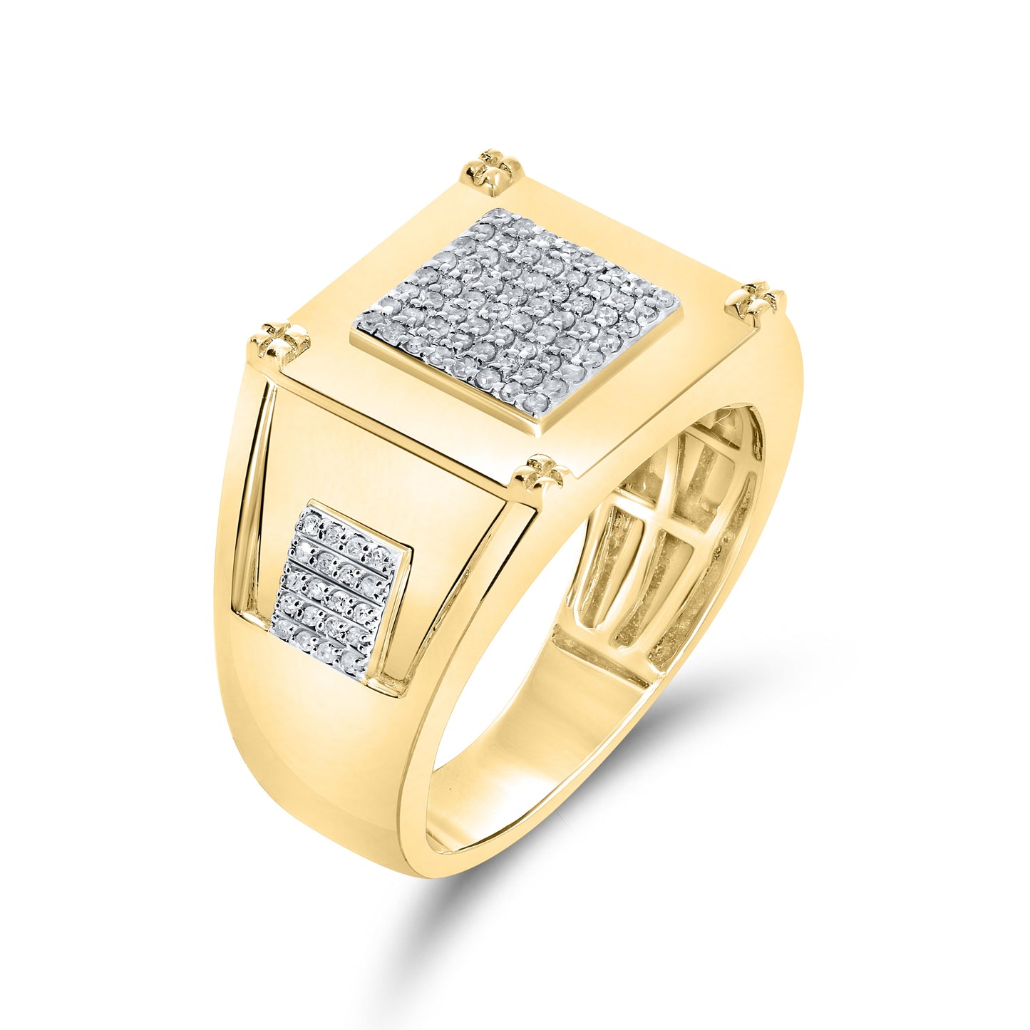 10k Yellow Gold 0.33 ctw Diamond Men’s Ring