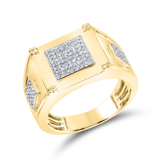 10k Yellow Gold 0.33 ctw Diamond Men’s Ring