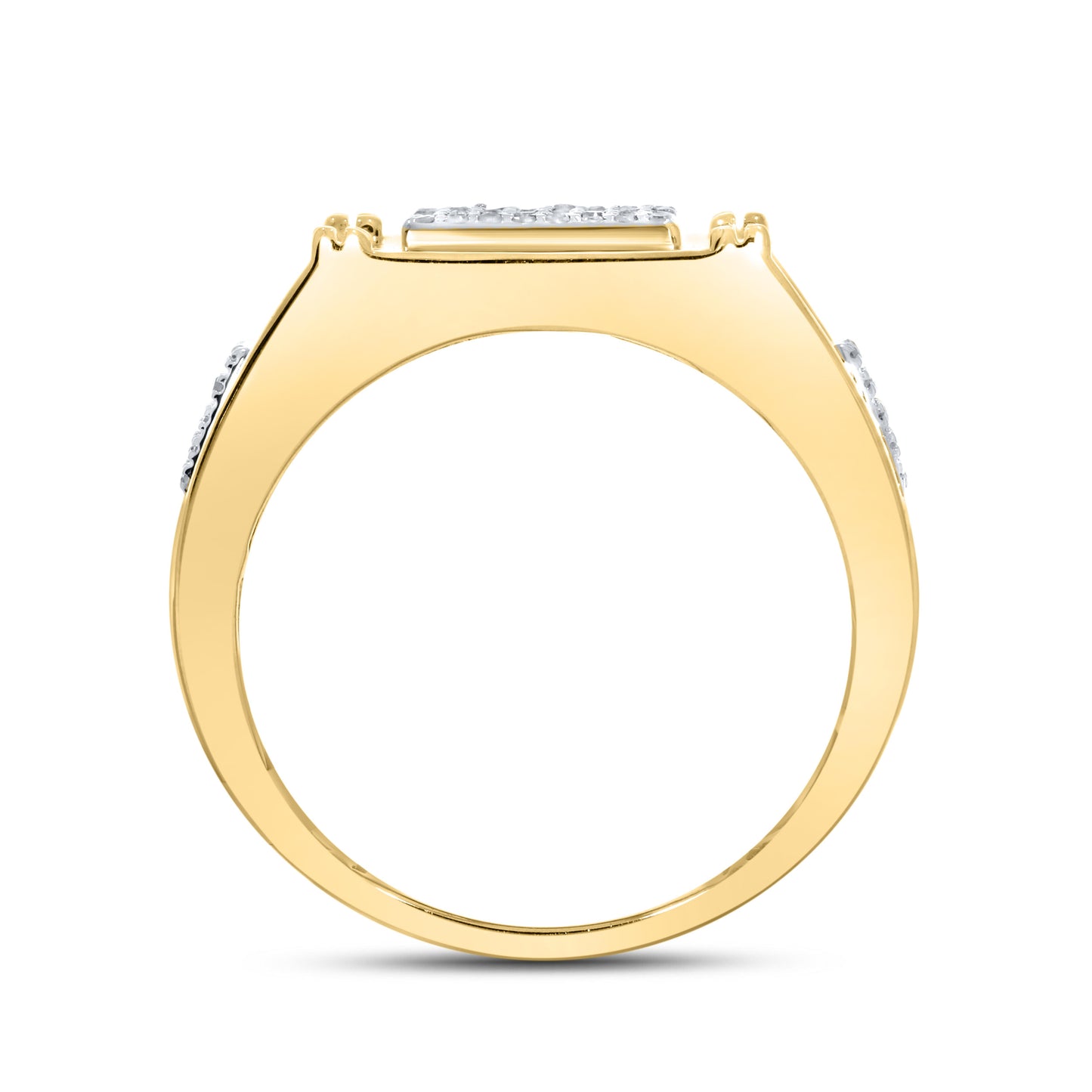 10k Yellow Gold 0.33 ctw Diamond Men’s Ring