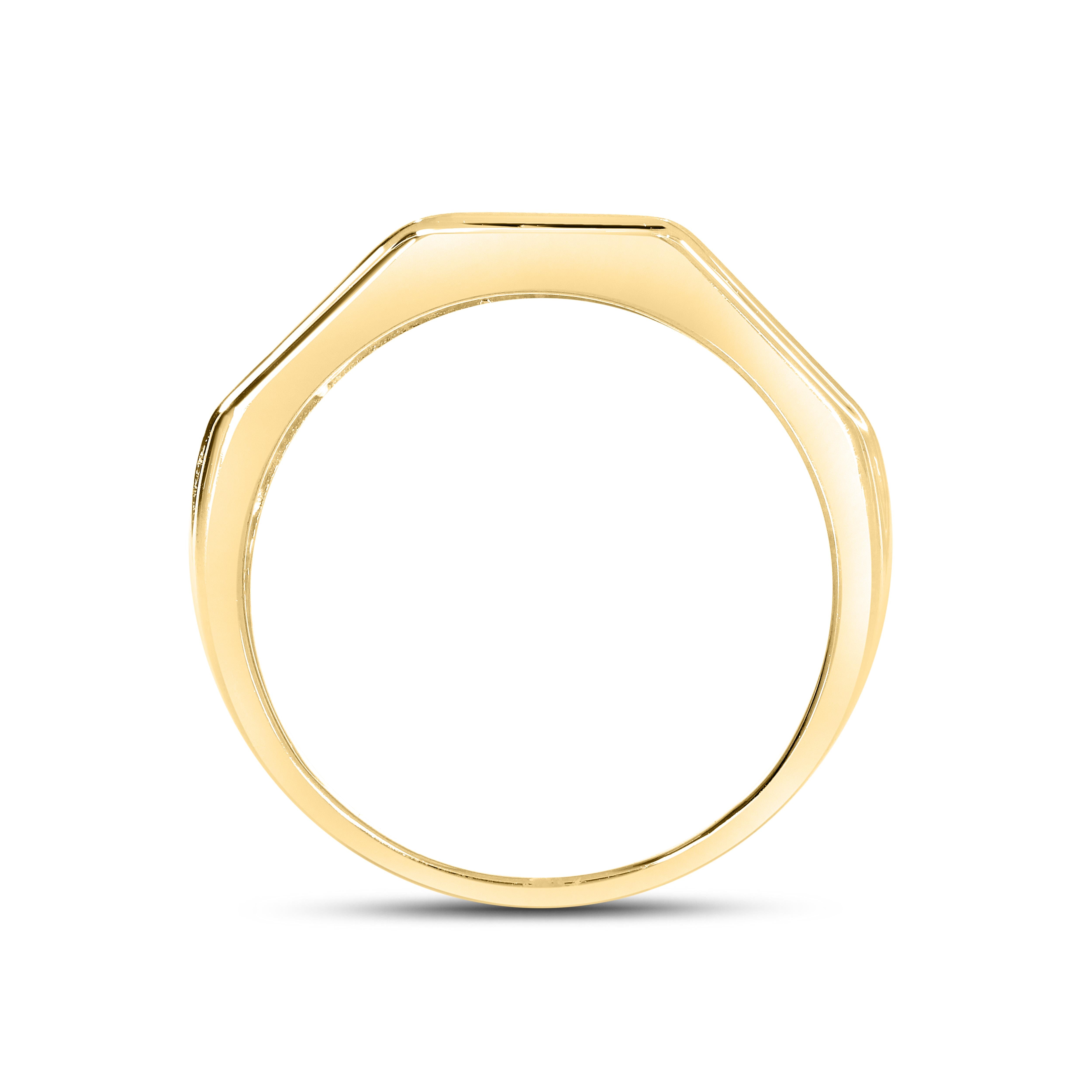 14k Yellow Gold 0.99 ctw Diamond Men’s Ring