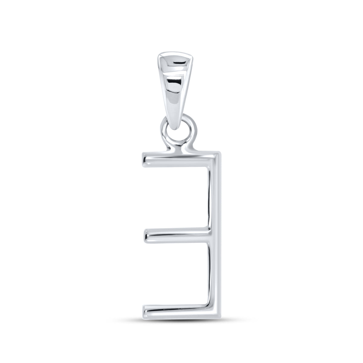 10KT WG 0.09CTW DIAMOND INITIAL E