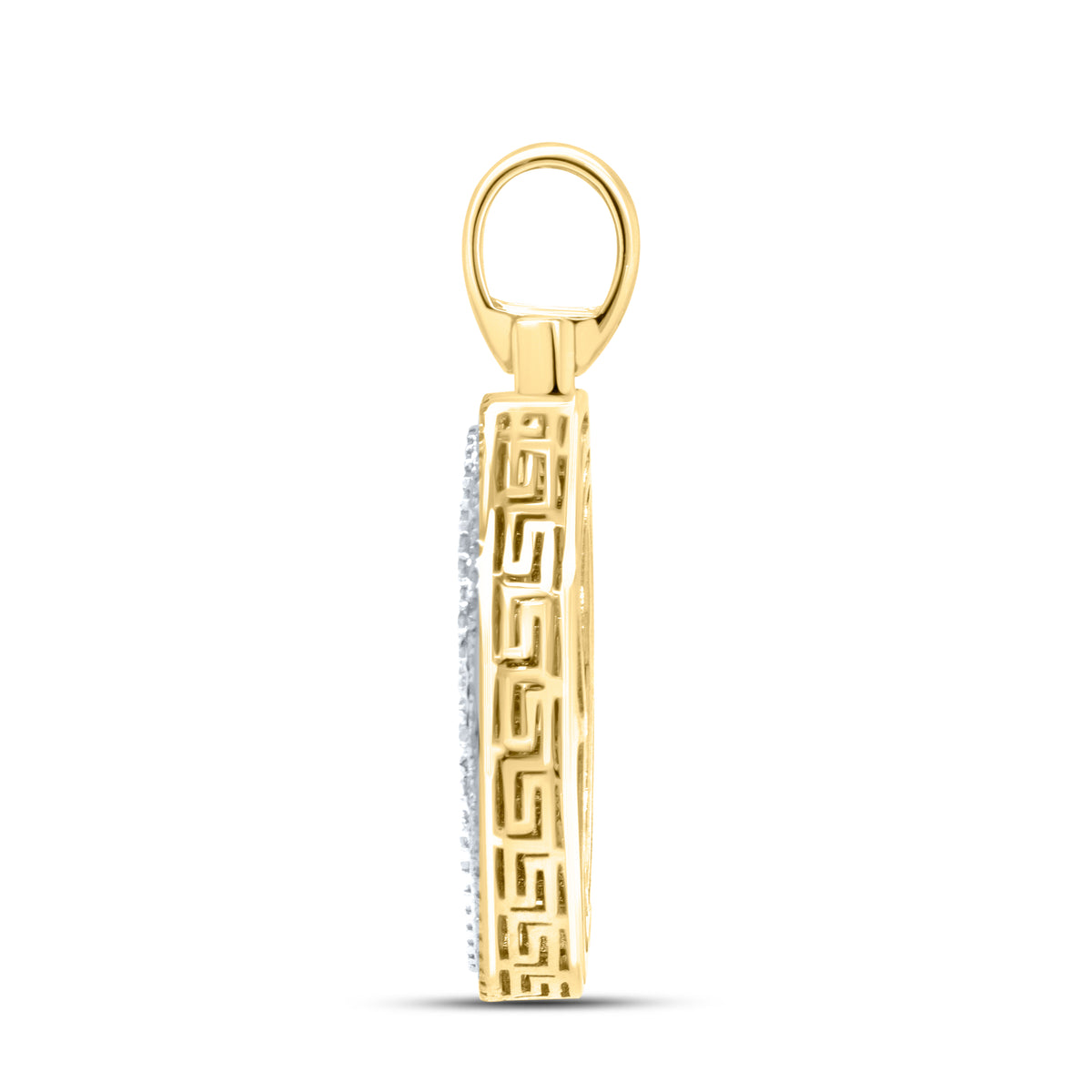 10KT YELLOW GOLD 0.6 CTW DIAMOND INITIAL ‘O’