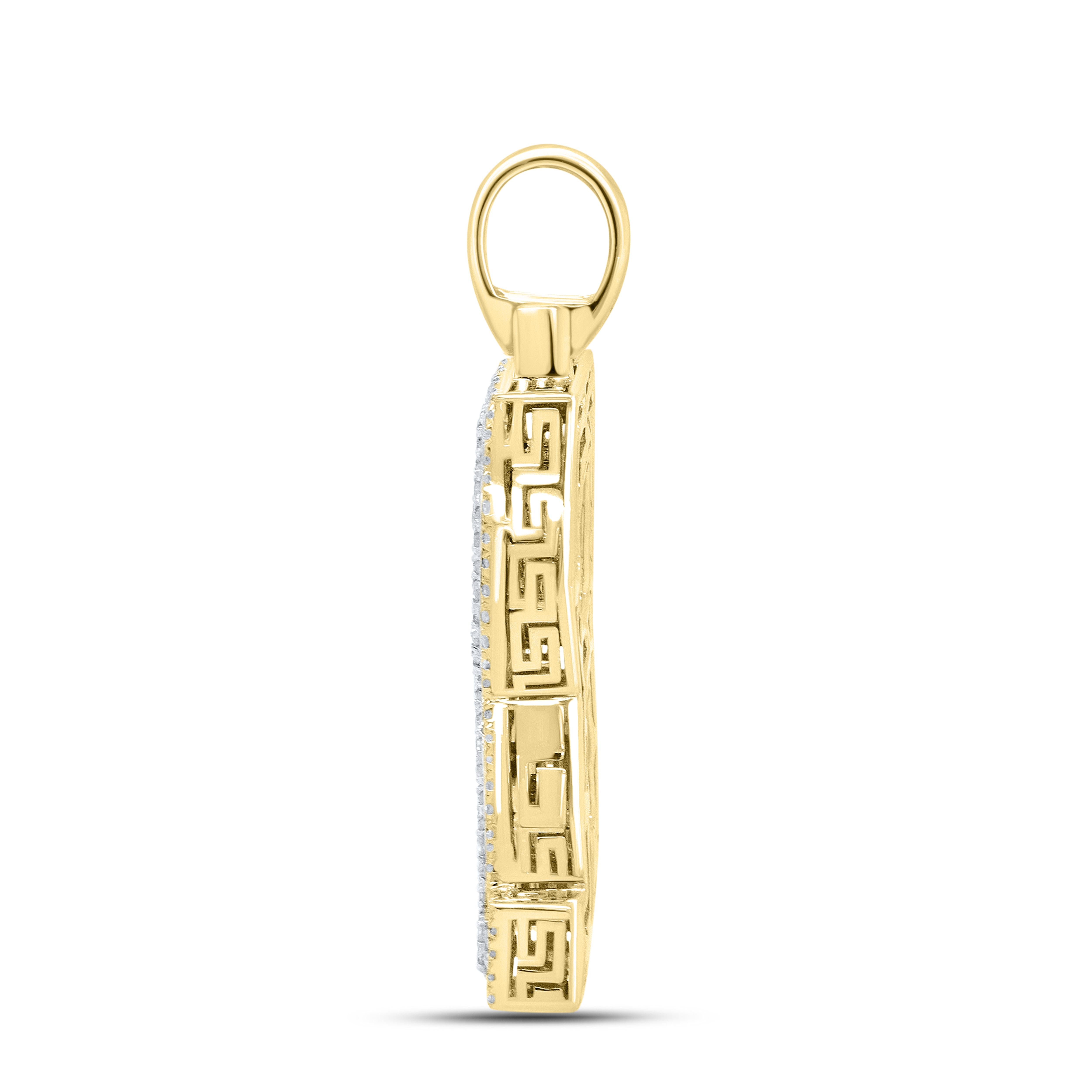 10K YELLOW 0.77CTW DIAMOND INITIAL ‘R’