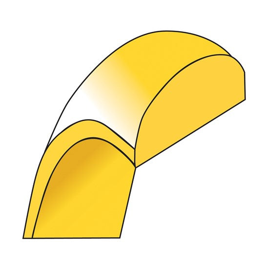 14kt Yellow Gold 6mm Lightweight Half Round Wedding Band Size 12