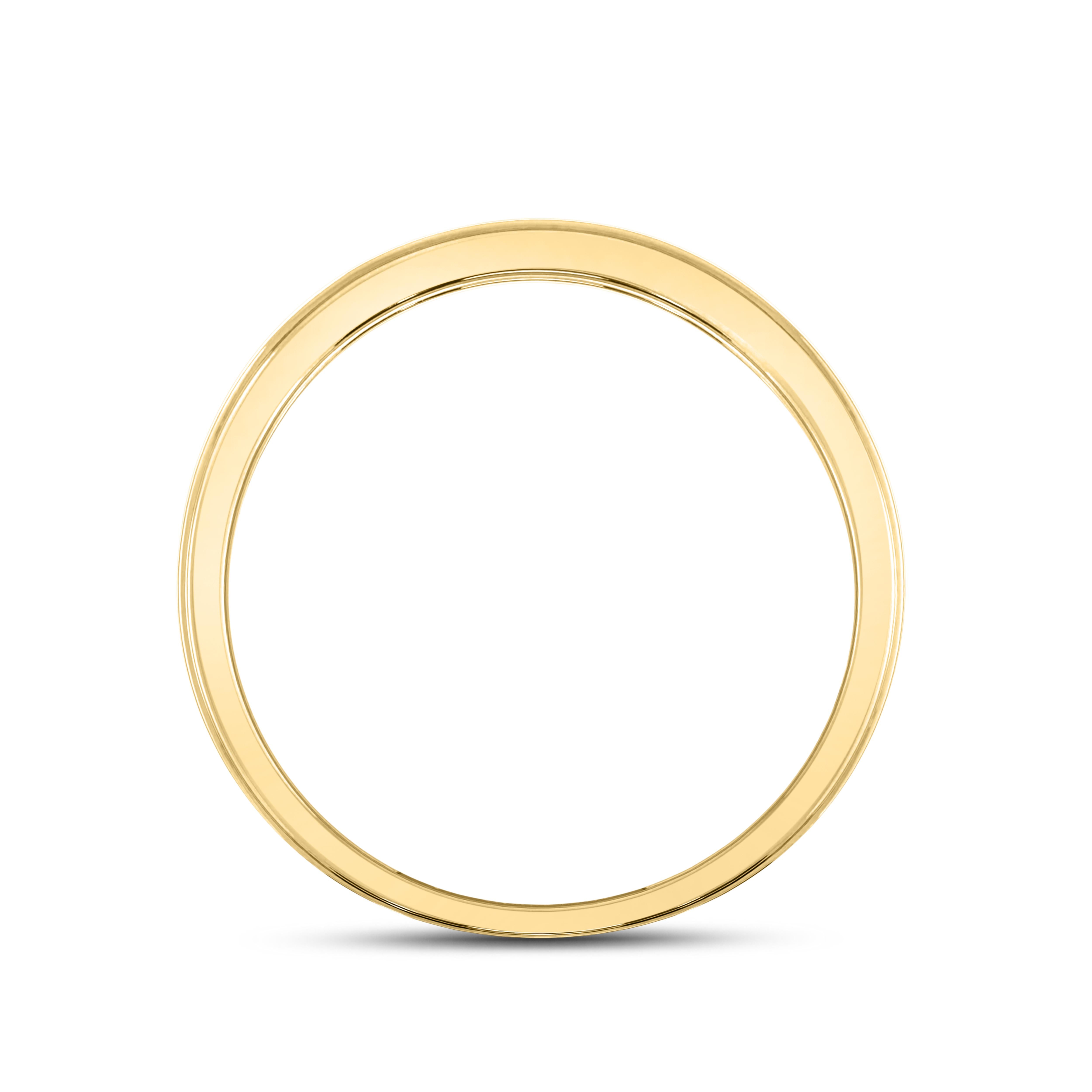 14K YELLOW GOLD DIAMOND RING 0.47 CTW