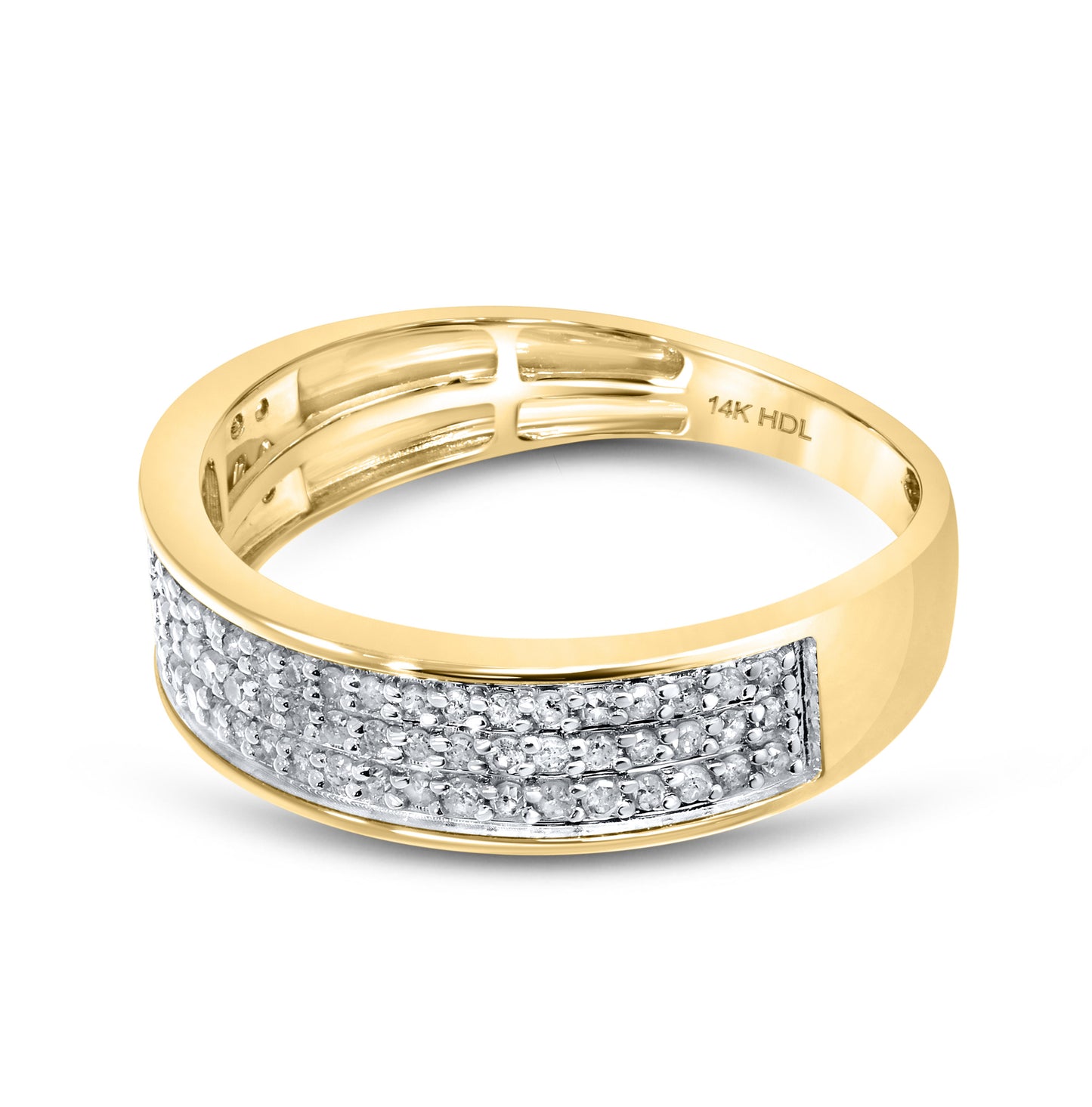 14K YELLOW GOLD DIAMOND RING 0.47 CTW