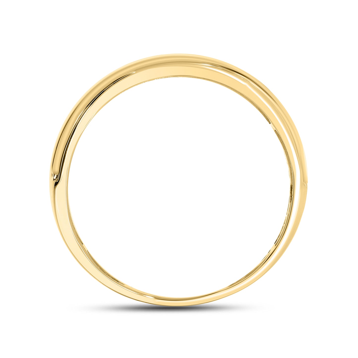 14K Yellow Gold Men’s Diamond Band 0.34 ctw