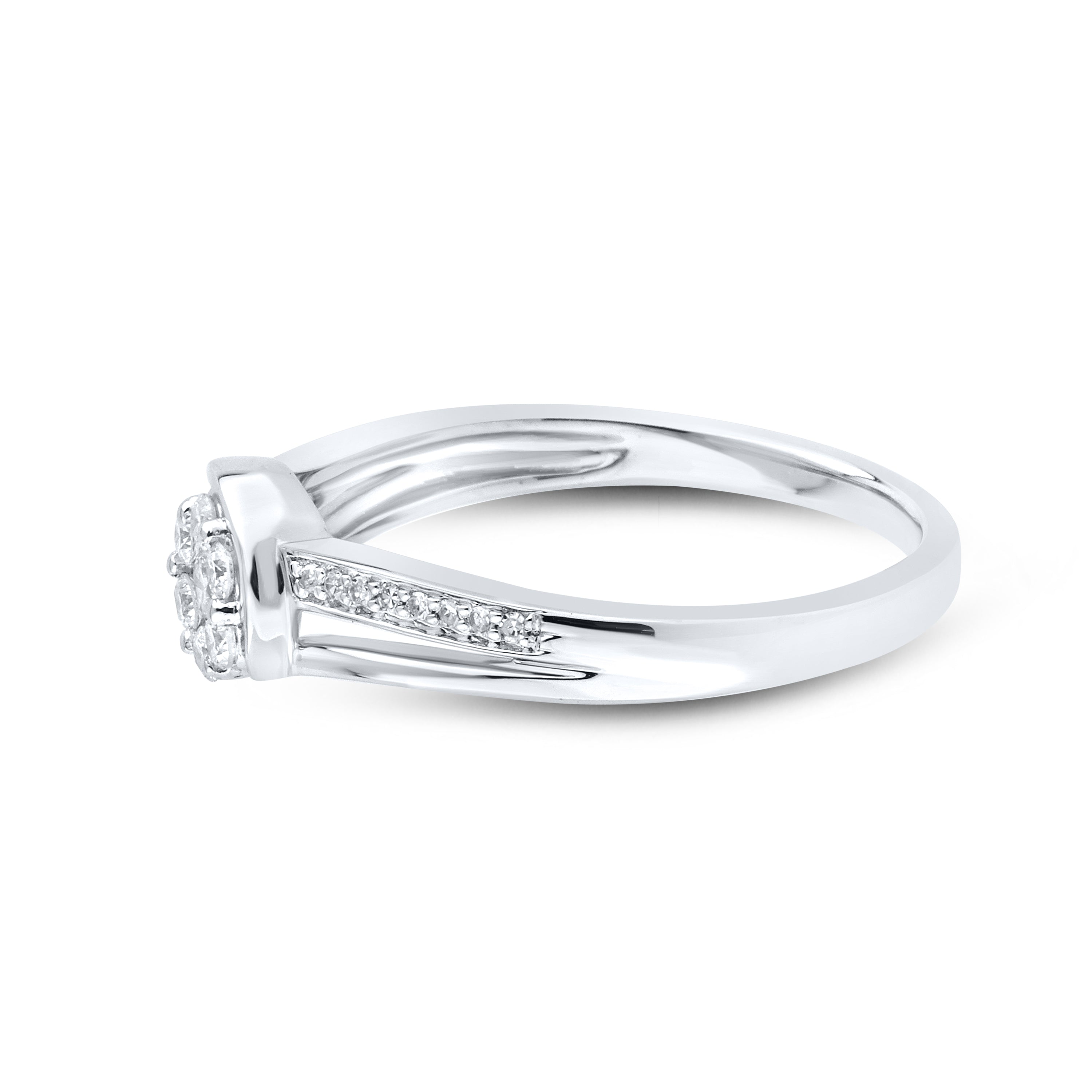 10kt White gold 0.20 CTW Fashion Diamond ring