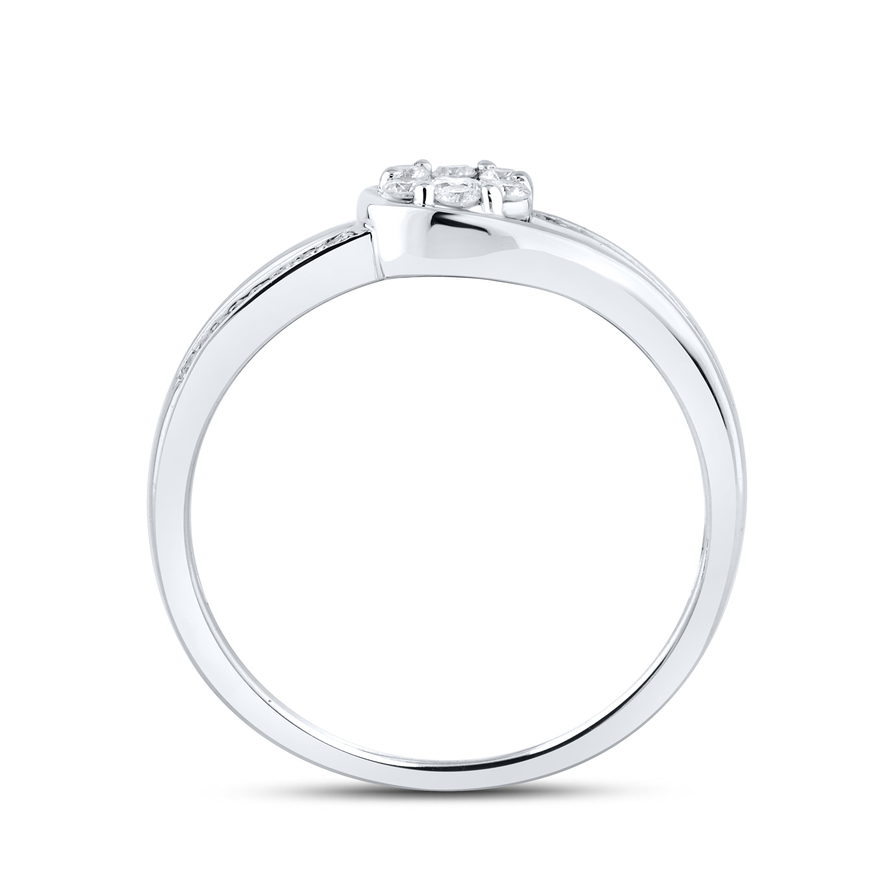 10kt White gold 0.20 CTW Fashion Diamond ring