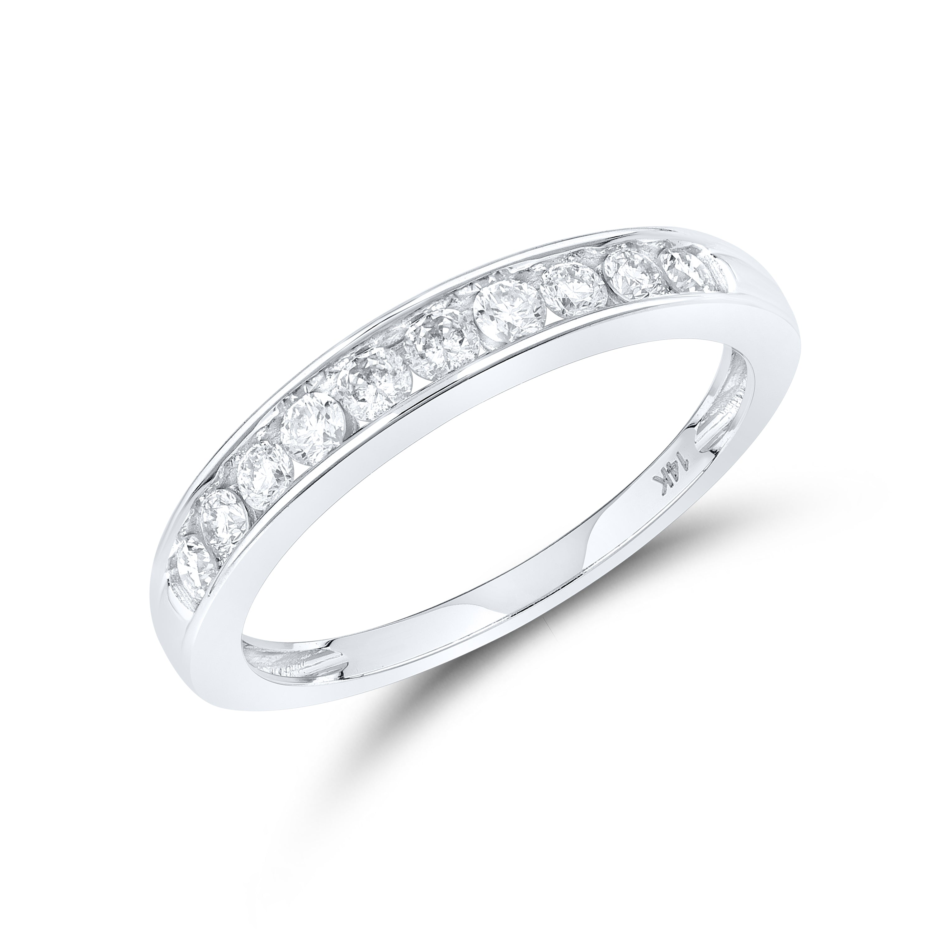 14kt White Gold 1.97 CTW Natural Diamond bridal trio set