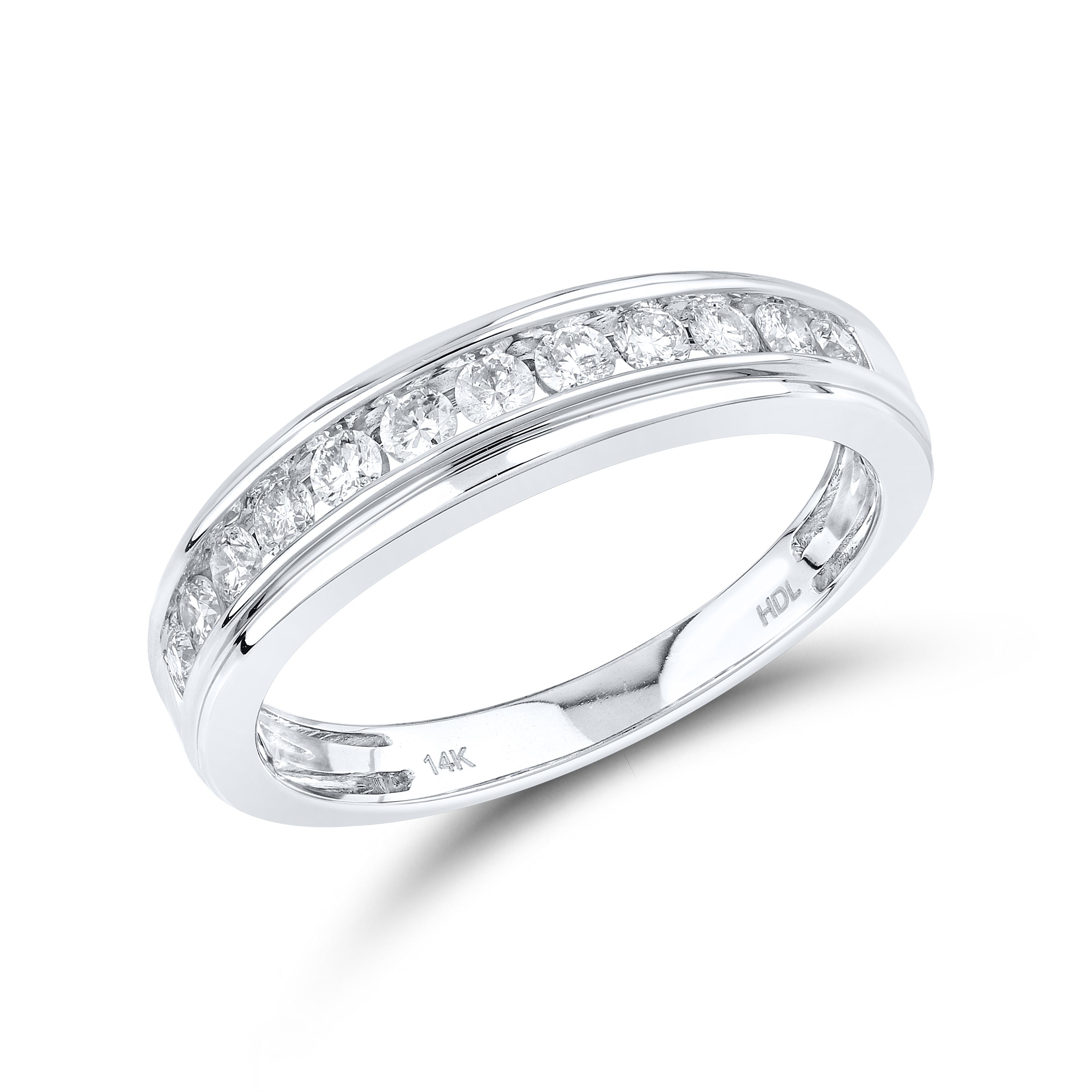 14kt White Gold 1.97 CTW Natural Diamond bridal trio set