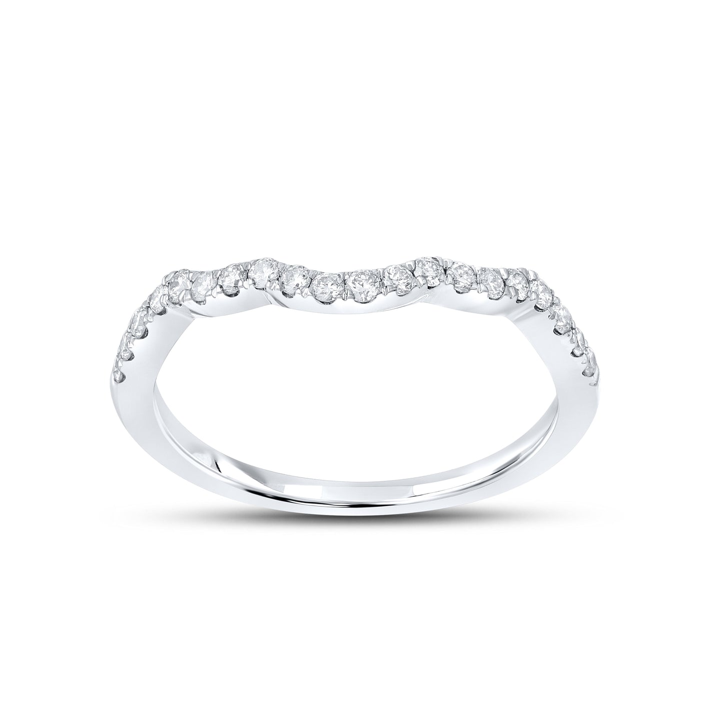 10k White Gold 1.05 CTW Diamond Bridal Ring Set