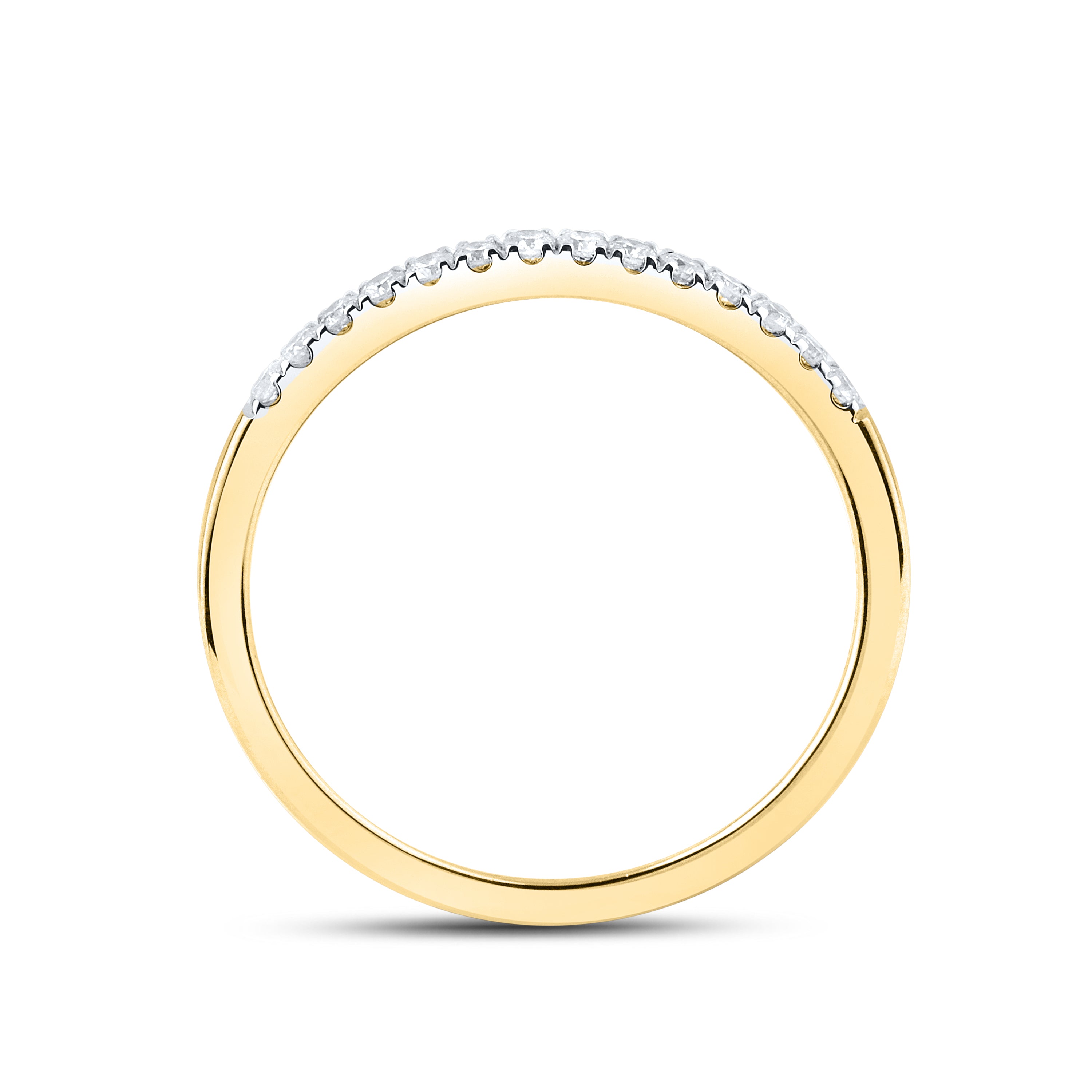 14KT YELLOW GOLD 0.82 CTW NATURAL DIAMOND BRIDAL SET 0.85 CTW