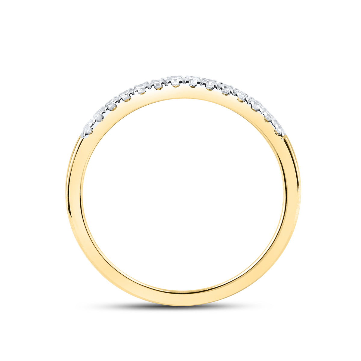 14KT YELLOW GOLD 0.82 CTW NATURAL DIAMOND BRIDAL SET 0.85 CTW