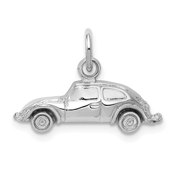 14kt White Gold Car Charm