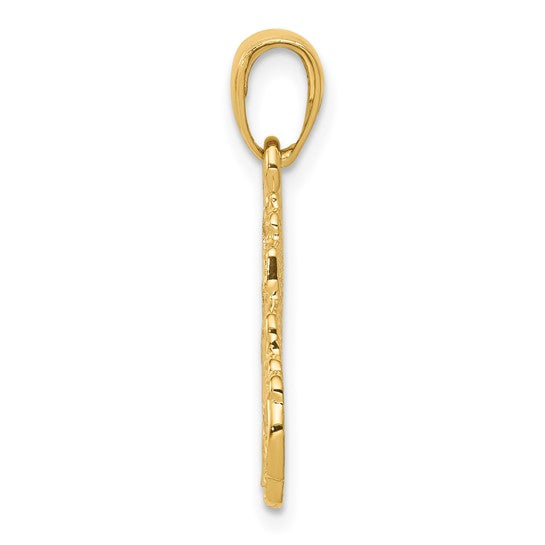 14kt Yellow Gold Truck Cab Pendant