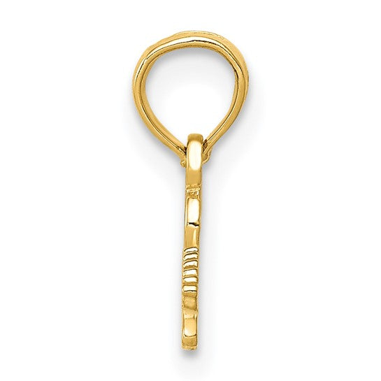 14kt Yellow Gold Electric Guitar Pendant