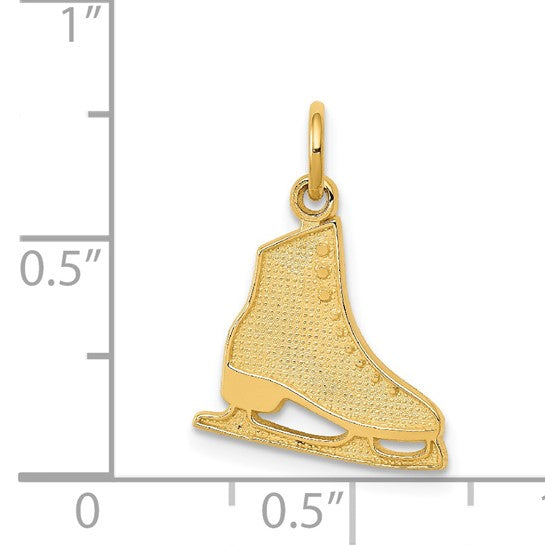 14kt Yellow Gold Figure Skate