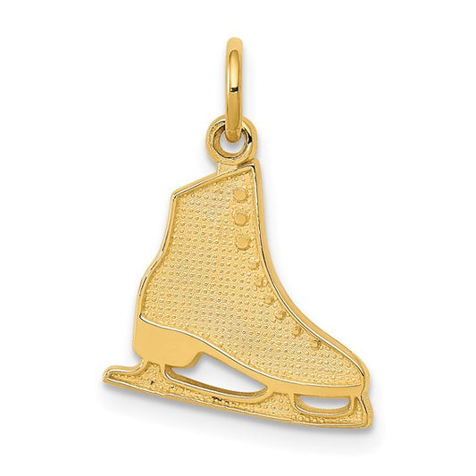 14kt Yellow Gold Figure Skate