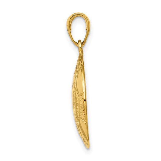 14kt Yellow Gold Soccer Ball Pendant