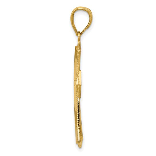 14kt Yellow Gold Passion Cross Pendant