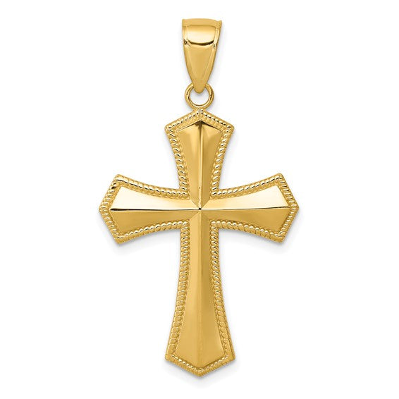 14kt Yellow Gold Passion Cross Pendant