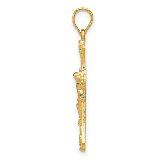 14kt Yellow Gold Crucifix Pendant