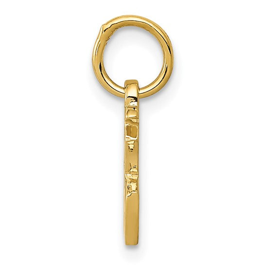 14kt Yellow Gold Chinese Symbol Good Luck Charm
