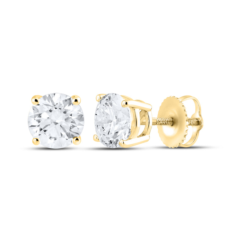 2 ctw lab diamond studs