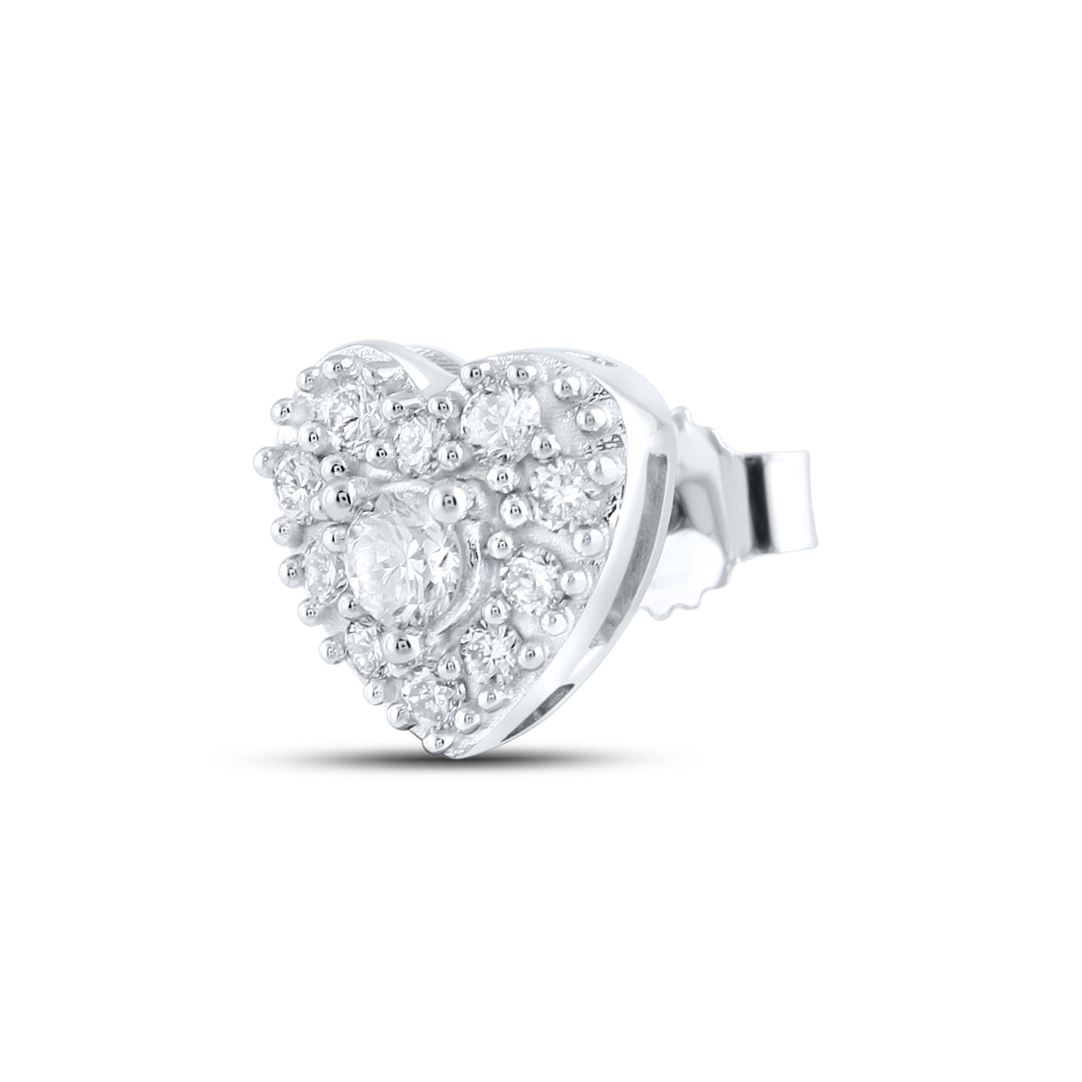 14K WHITE GOLD 0.31 CTW LAB DIAMOND EARRINGS
