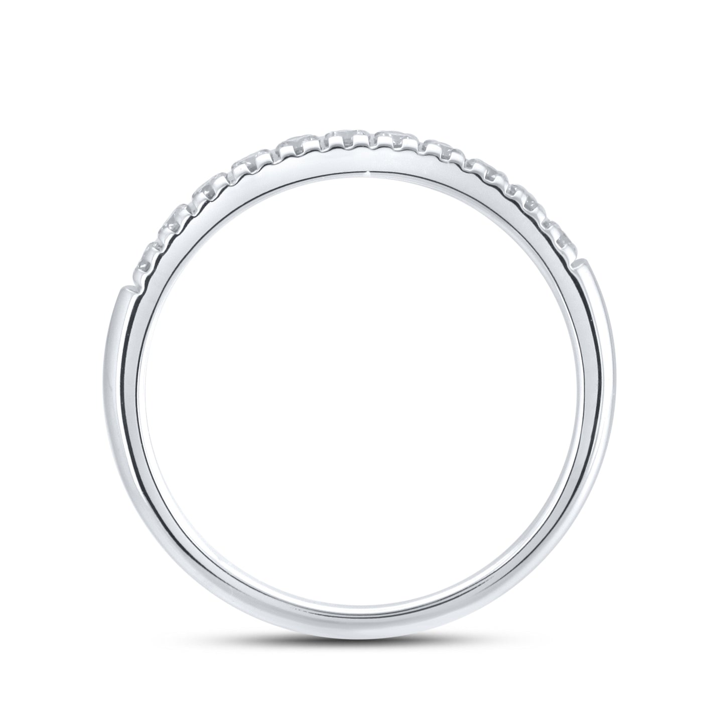 14k white gold 0.26ctw Diamond Band