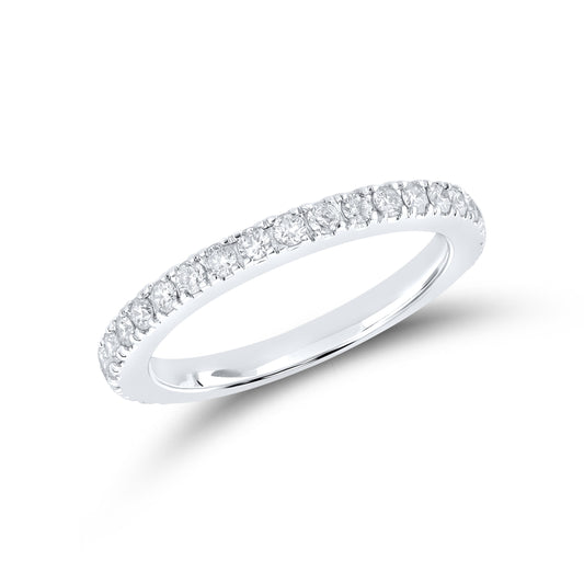 14kt white gold 0.50 CTW Ladies Diamond Band