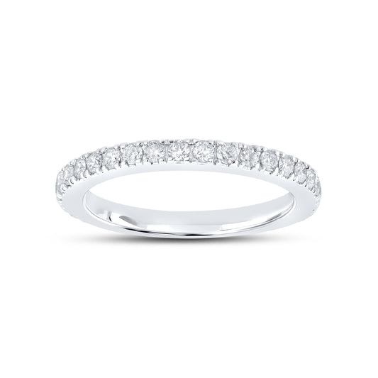 14kt white gold 0.51 CTW Ladies Diamond Band