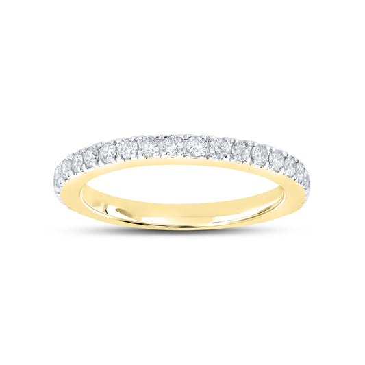 14kt Yellow Gold 0.52 CTW Natural Diamond Ladies Band