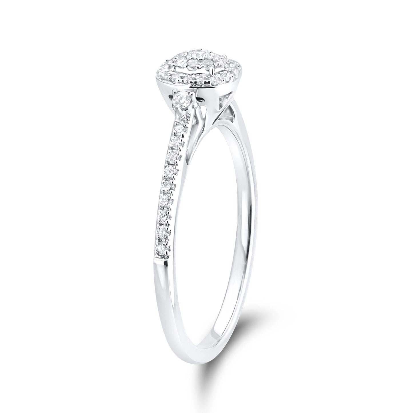 14kt White Gold 0.25ctw Diamond Ring