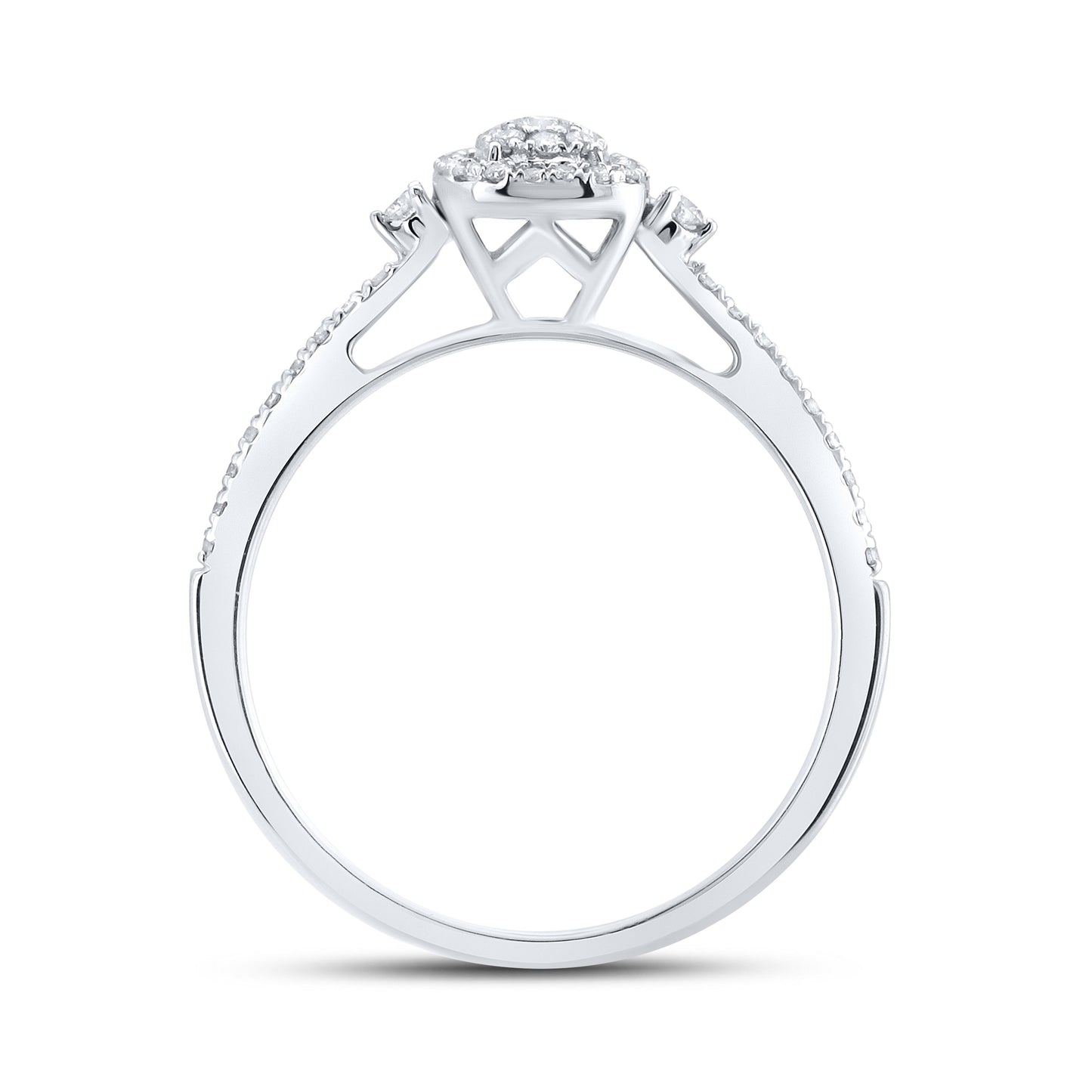 14kt White Gold 0.25ctw Diamond Ring