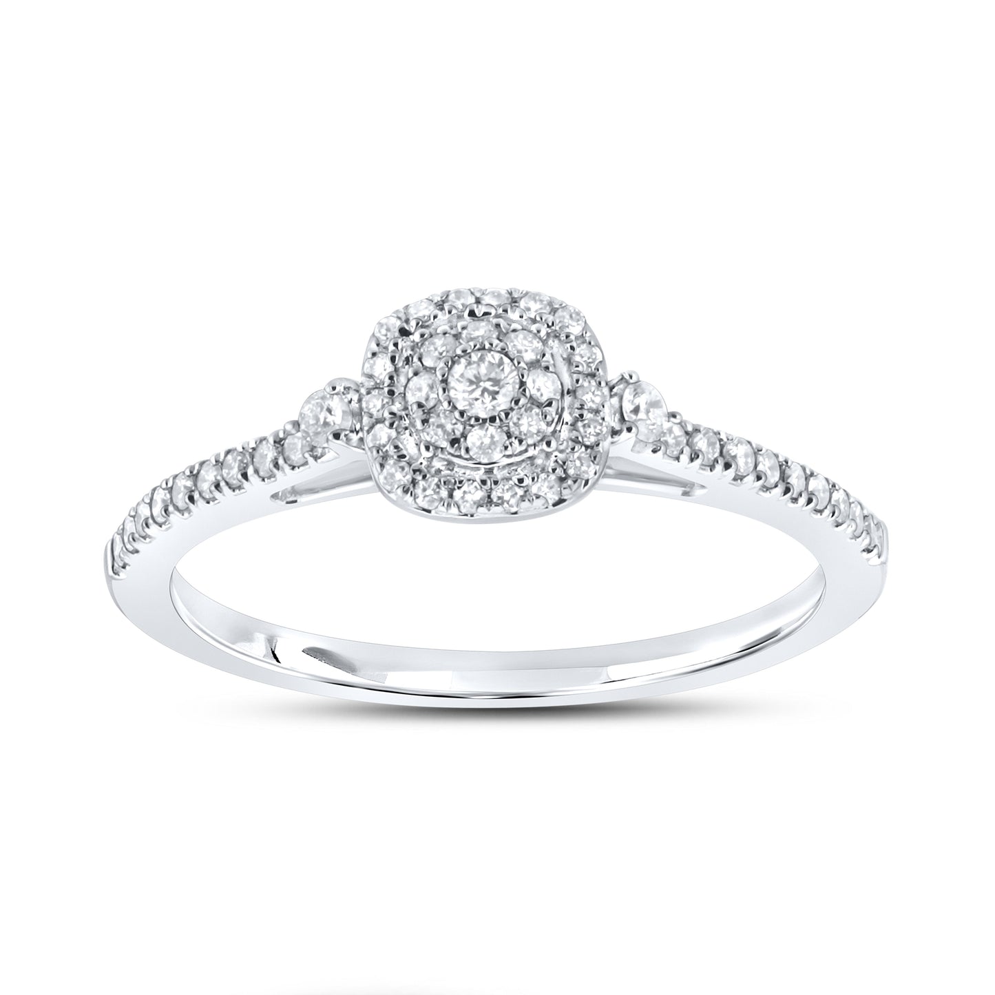 14kt White Gold 0.25ctw Diamond Ring