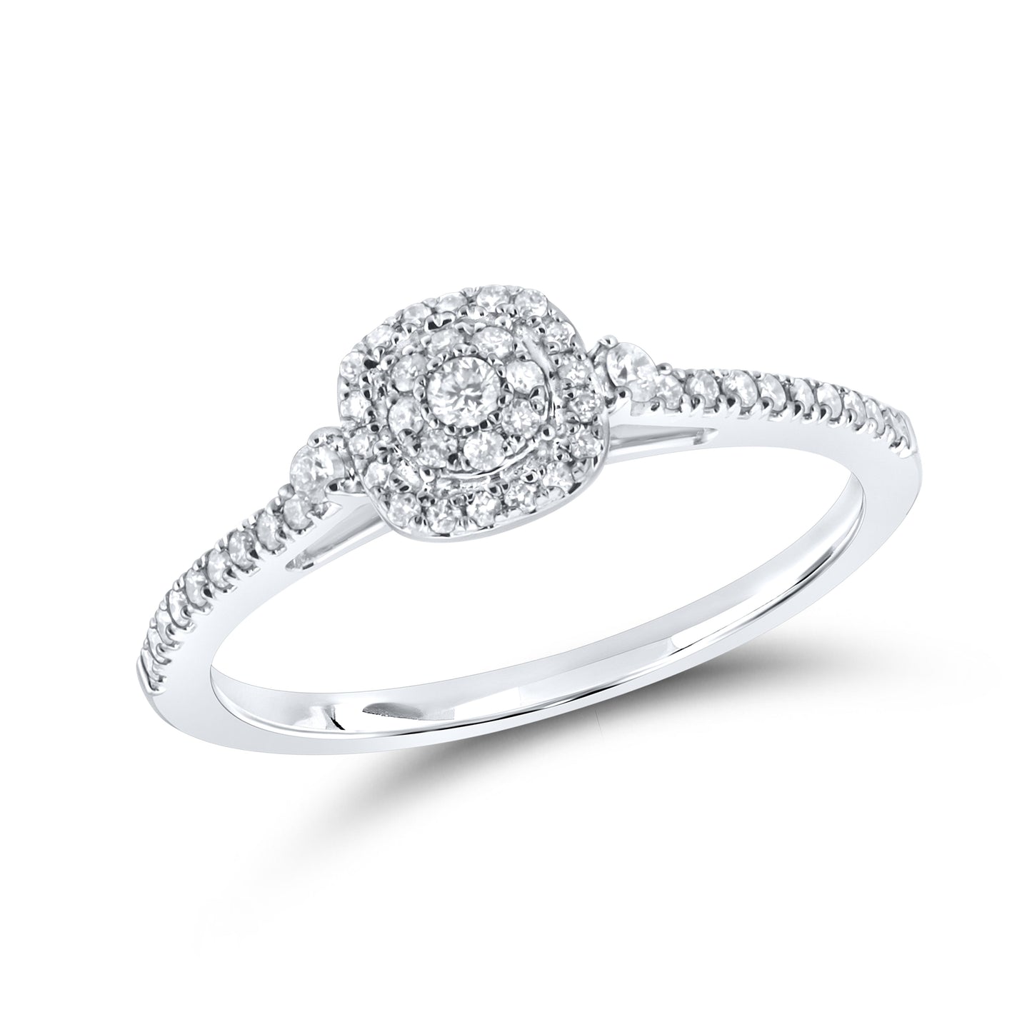 14kt White Gold 0.25ctw Diamond Ring