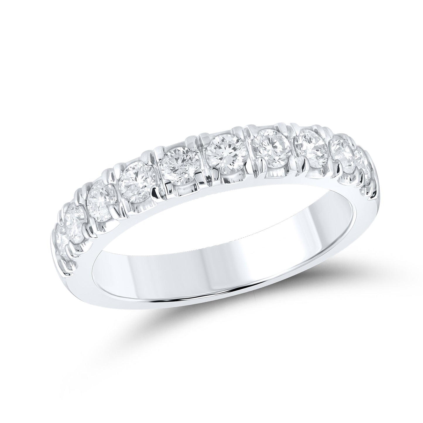 14kt white gold 0.75 CTW Ladies Diamond Band