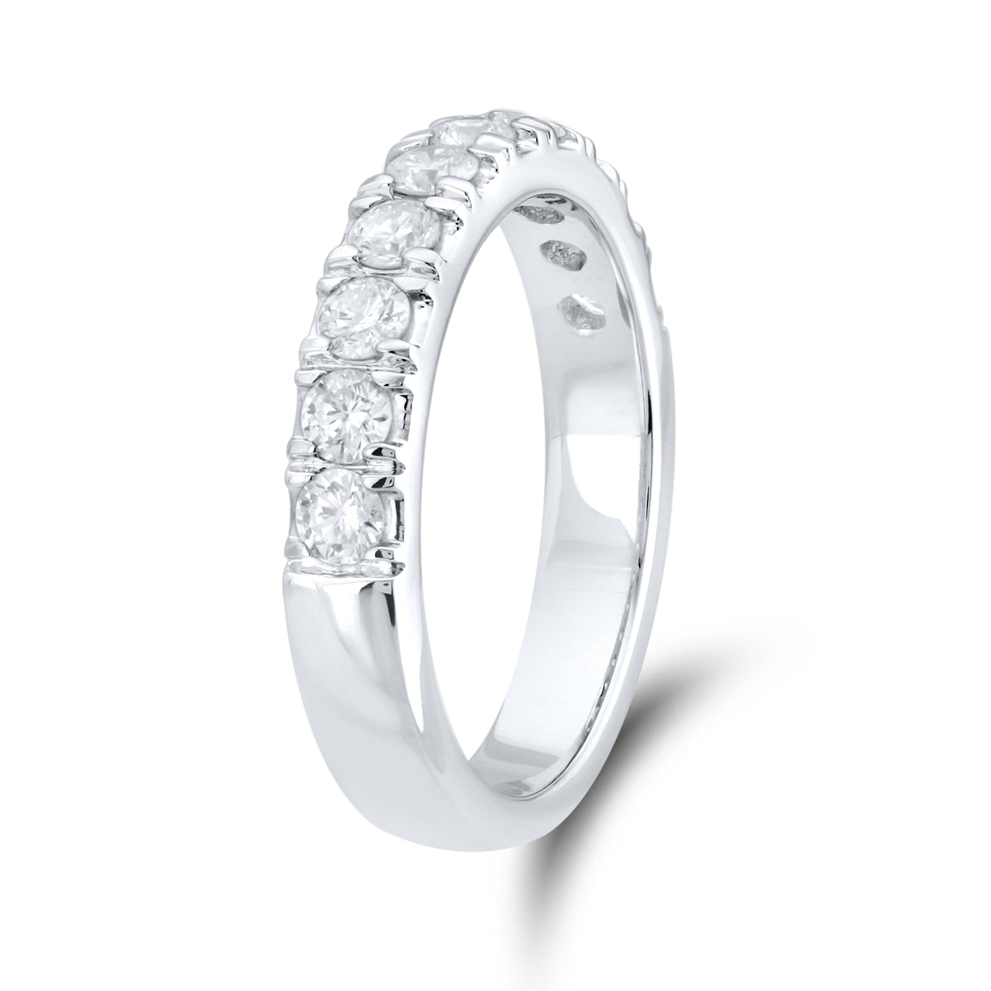 14kt white gold 0.75 CTW Ladies Diamond Band