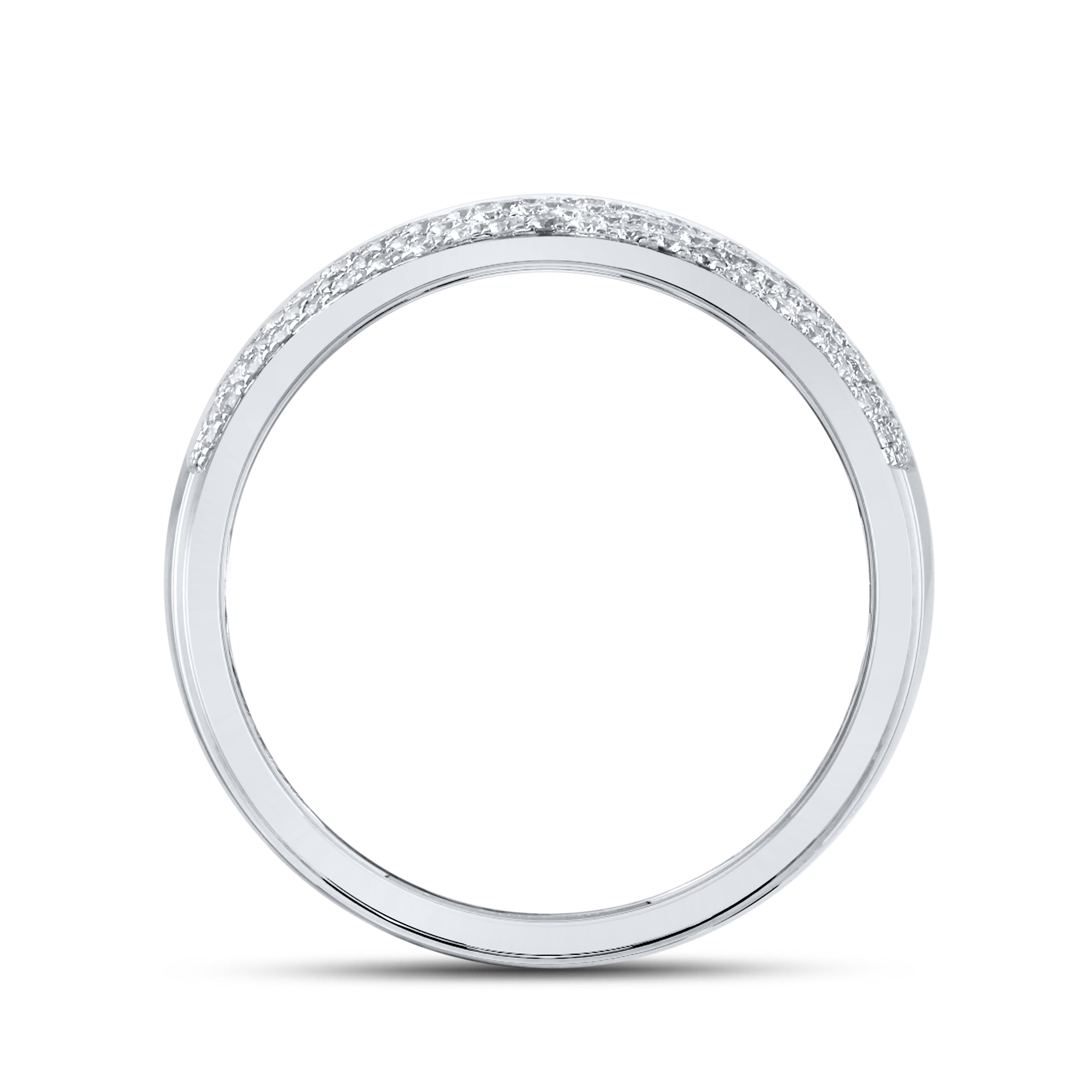 14kt White Gold 0.50 CTW Ladies Diamond Band