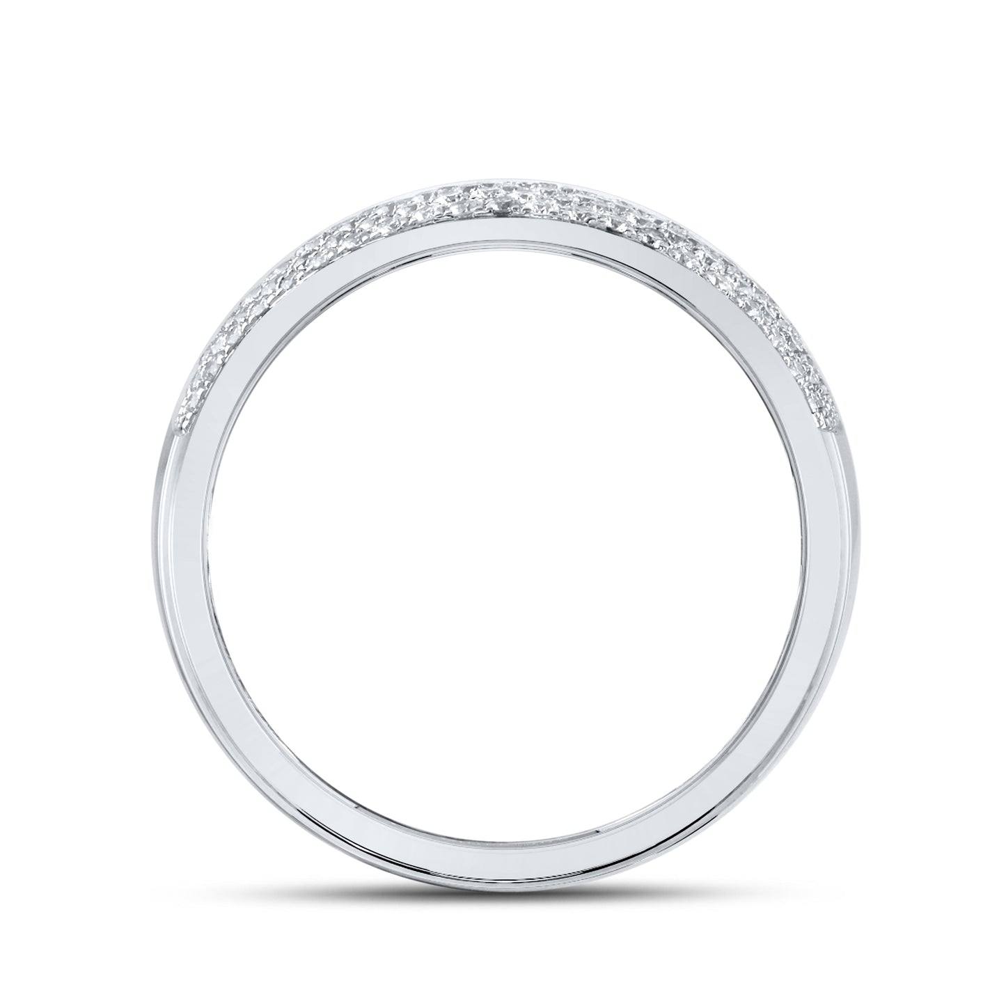 14kt White Gold 0.50 CTW Ladies Diamond Band