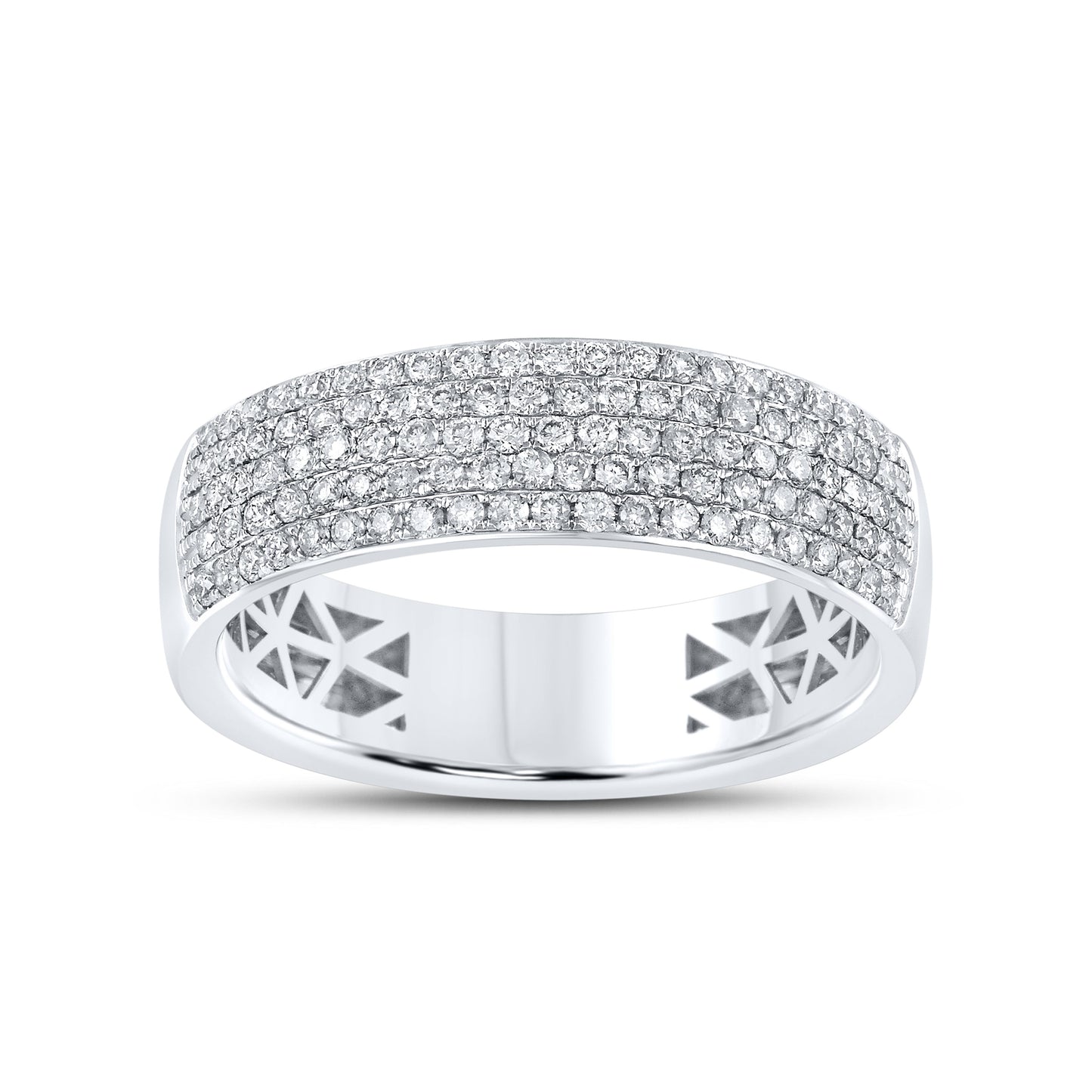 14kt White Gold 0.50 CTW Ladies Diamond Band