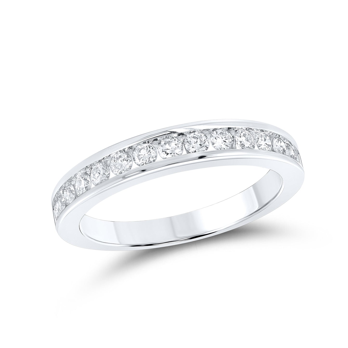 14kt WHITE GOLD 2.50 CTW Natural Diamond Bridal Ring Set