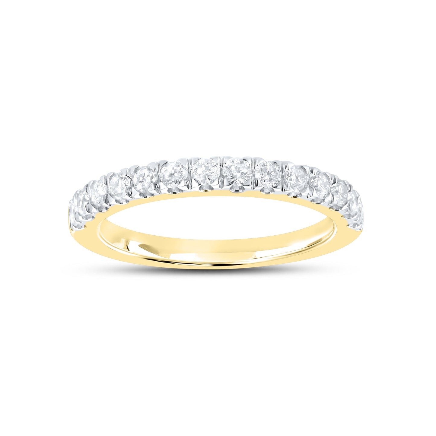 14K YELLOW GOLD 0.50 CTW Ladies DIAMOND BAND