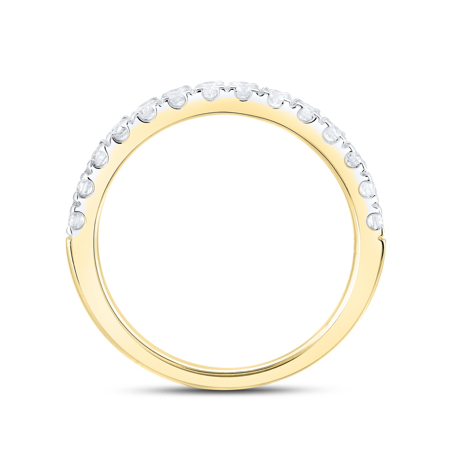 14K YELLOW GOLD 0.50 CTW Ladies DIAMOND BAND