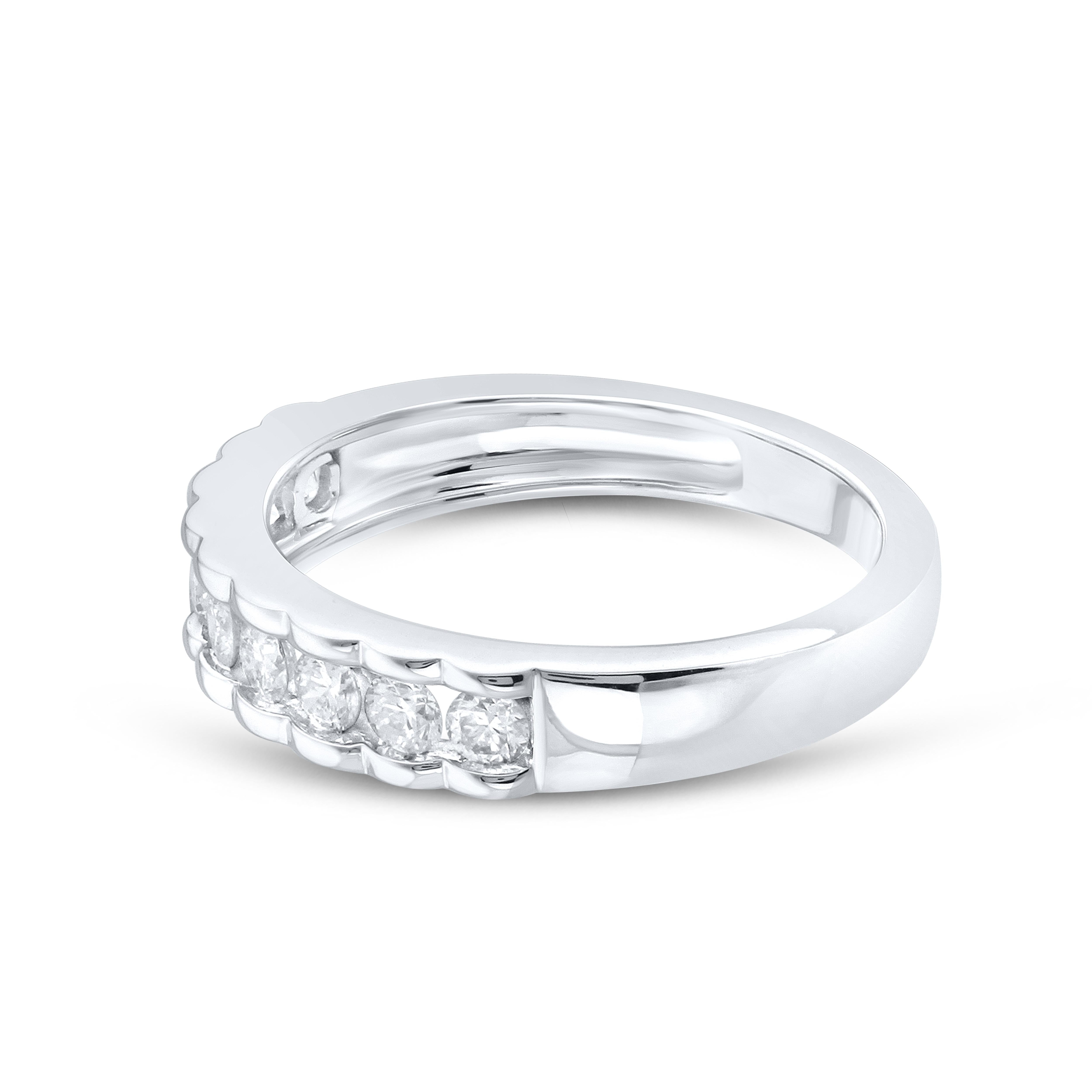 14kt white gold 0.52 CTW Ladies Diamond Band
