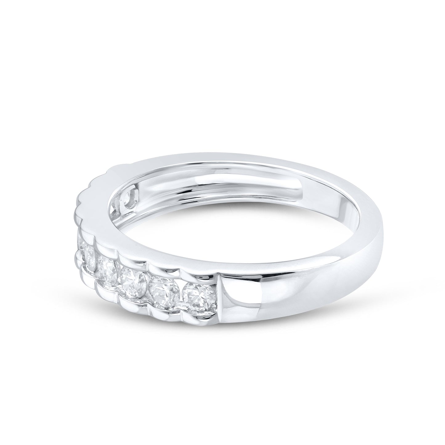 14kt white gold 0.52 CTW Ladies Diamond Band