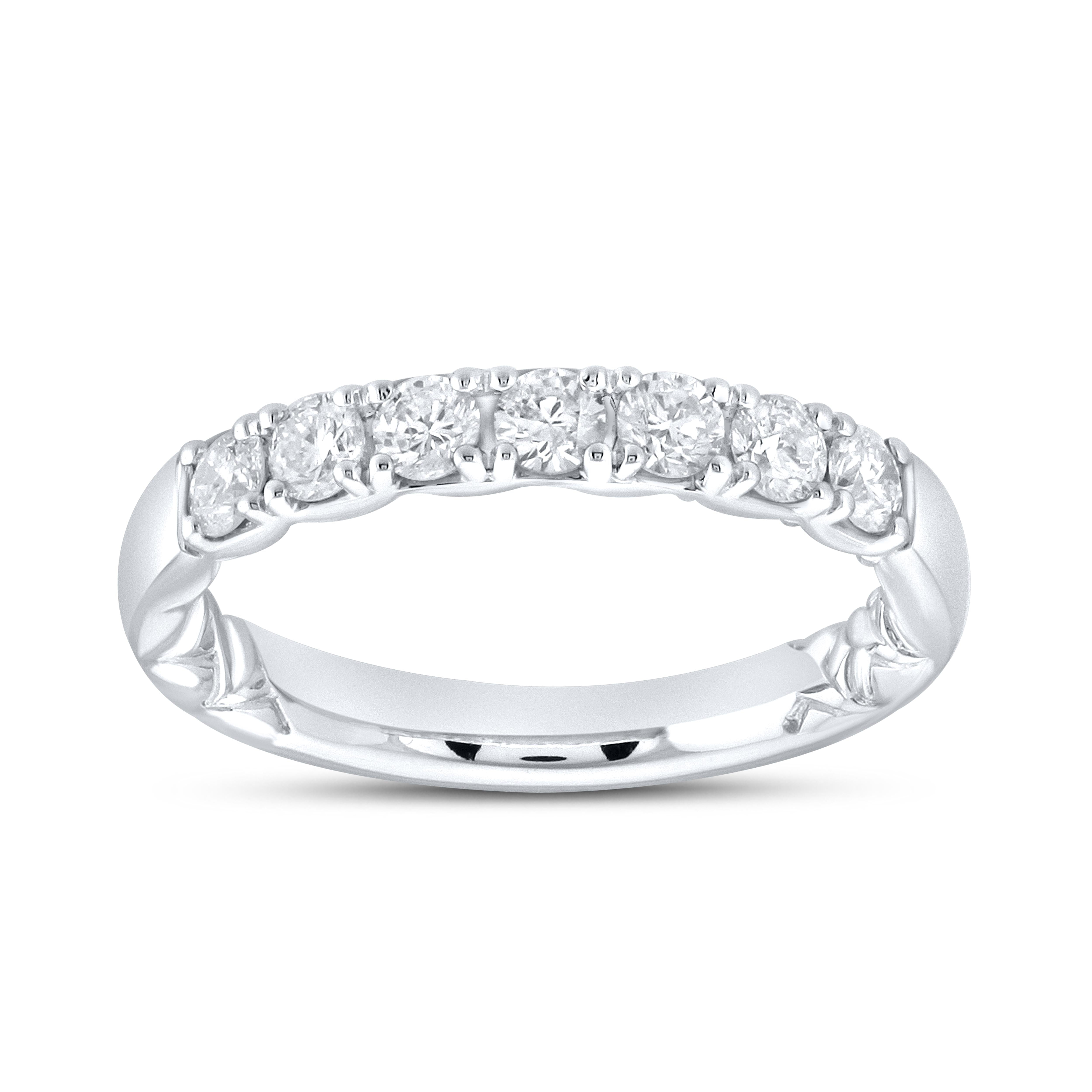 14kt white gold 0.45 CTW Ladies Diamond Band